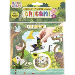 Grafix - Σετ Origami, 12 Birds 100050