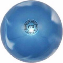 Αθλοπαιδιά 009.82801/blu/w Μπάλα Ρυθμικής (19εκ.) - Μπλε/Λευκή