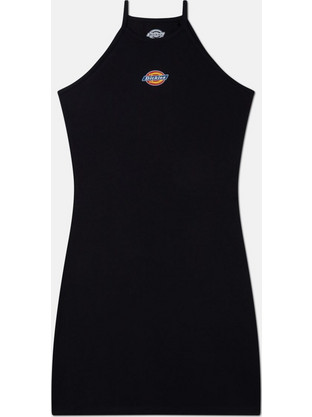 Dickies Chain Lake Mini Καλοκαιρινό Καθημερινό Φόρεμα Μαύρο DK0A4XMC-BLK