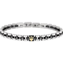 Maserati Ανδρικό Βραχιόλι Χειροπέδα Ατσάλι JM320AST08