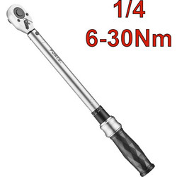 FORCE 6472030J Δυναμόκλειδο με καρέ 1/4" 6-30Nm