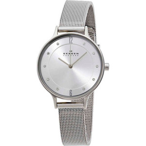 Skagen Anita Γυναικείο Ρολόι με Ασημί Μεταλλικό Μπρασελέ SKW2149