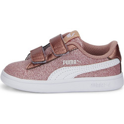 Puma Smash V2 Glitz Glam PS Παιδικά Sneakers Χρυσά 367380-29