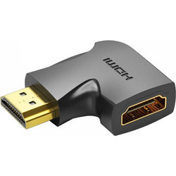 VENTION HDMI 270 Male to Female Vertical Flat Adapter Black (AIQB0) (VENAIQB0)