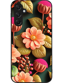 Sonique 3D Flower Series Back Cover Salmon (Samsung Galaxy M34 5G)