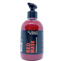 NX Beauty Professional Red Χρωμομάσκα Μαλλιών 300ml
