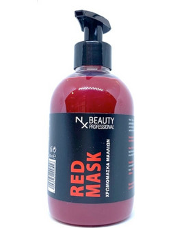 NX Beauty Professional Red Χρωμομάσκα Μαλλιών 300ml