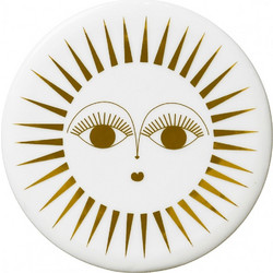 Σουβέρ Sunny RD0051257 Φ10cm White-Gold Raeder Πορσελάνη
