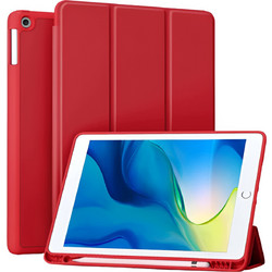 Θήκη Trifold Smart View και πίσω TPU για Xiaomi Redmi Pad Pro 12.1 - Κόκκινο