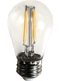 Λάμπα LED αδιάβροχη 10τμχ. E27 2W 220V RZ-162 Θερμό Λευκό