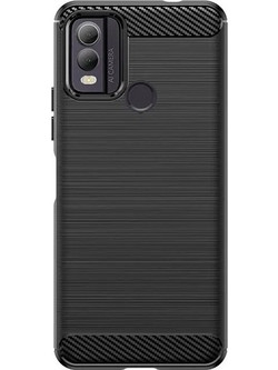 Hurtel Carbon Case Silicone Case For Nokia C22 - Black 9145576282601 - (Carbon Case Nokia C22 Black)