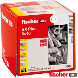 Fischer 568008 Βύσμα ναυλον SX Plus 8x40 100τεμ