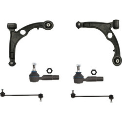 Σετ Εμπρόσθιου Συστήματος Master-Sport για Fiat Stilo 2001-2006.Περιλαμβάνει 2 ψαλίδια/2 ακρόμπαρα/2 ζαμφόρ
