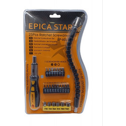 Πολυλειτουργικό κατσαβίδι σετ 25τμχ EPICA STAR EP-60654