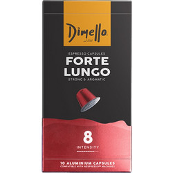 Dimello Κάψουλες Espresso Forte Lungo Συμβατές με Μηχανή Nespresso 10τμχ