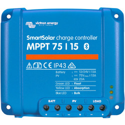 Ρυθμιστ΄ής Φορτισης Φωτοβολταϊκού Victron MPPT Smart Solar 75/15