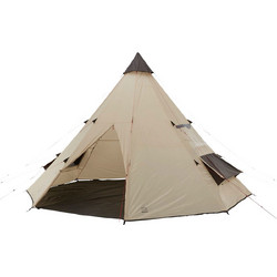 Grand Canyon Black Falls 8 Σκηνή Camping Tipi 8 Ατόμων 4 Εποχών 500x500x300cm
