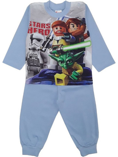 Πιτζαμάκι Μακρυμάνικο Star Hero Beboulino Light Blue 80509250010