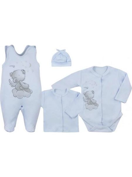 Σετ Nεογέννητου Angel Bear Light Blue 5904506807703