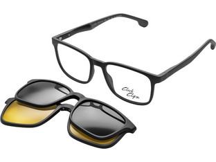 Clark K1403 C03 Σκελετός Γυαλιών Οράσεως με Clip-On Μαύρο Ματ