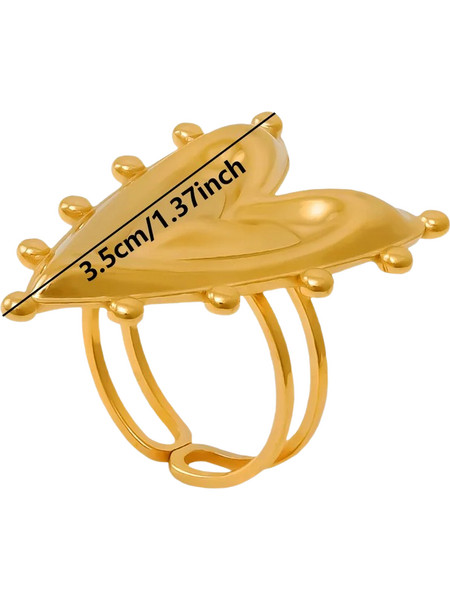 Γυναικείο Δαχτυλίδι CB10813484 Ανοξείδωτο Ατσάλι - Χρυσό