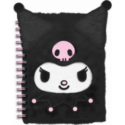 Sanrio: Hello Kitty and Friends - Kuromi A5 Fluffy Σημειωματάριο