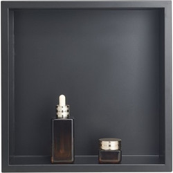 VEVOR Εσοχή Ντουζιέρας 33x33x10.2 εκ Ανοξείδωτο Ατσάλι Μαύρο BXGLYBKHS1C1MYHU6001V0