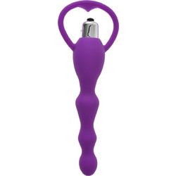 Guilty Toys Silkey Αρχίδια Πρωκτού με Δόνηση 17cm Μωβ