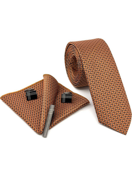 Legend - L-050-317- Orange - 7.5cm MICRO - Γραβάτα - orange