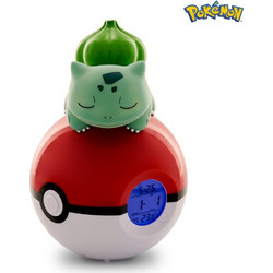 Pokemon Bulbasaur Light-Up FM Alarm Clock - Fan Shop and Merchandise