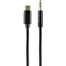 CABLEXPERT USB-C TO STEREO 3.5MM AUX CABLE 1.5M BLACK