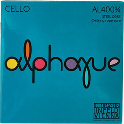 Thomastik-Infeld Alphayue AL400 Σετ 4 Χορδές Τσέλου Plain Steel 3/4