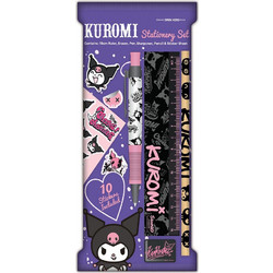 Sanrio Stationery Set 6-Pack Kuromi