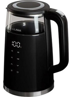 Berlinger Haus BH-9476 Γυάλινος Βραστήρας 1.7lt 2200W με Ρύθμιση Θερμοκρασίας