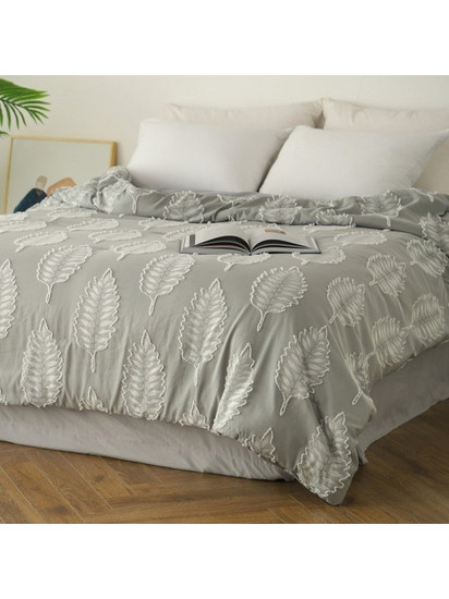 Κουβερλί Υπέρδιπλο Isla Grey 220x240 Melinen - Melinen