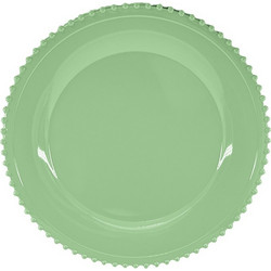 Δίσκος/ Σουπλά Perle Green O 33cm PP (πολυπροπυλένιο)
