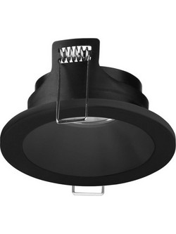 Φωτιστικό Κουζίνας Σποτ Χωνευτό Ter 1xGU10 Max 8W IP65 Αλουμίνιο Μαύρο