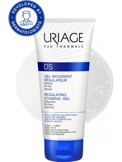 Uriage D.S. Cleansing Gel Σαμπουάν & Αφρόλουτρο κατά της Σμηγματορροϊκής Δερματίτιδας για Ξηρά Μαλλιά 150ml