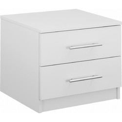 ΚΟΜΟΔΙΝΟ ΜΕΛΑΜΙΝΗΣ CHELSEA HM2220.05 ΛΕΥΚΟ 48x40,5x41,5 εκ