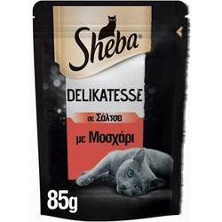 Sheba Delikatesse with Veal in Gravy 85gr