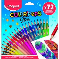 Maped Color'Peps Star Ξυλομπογιές Σετ 72τμχ