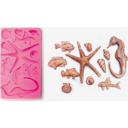 Καλούπι Σιλικόνης Θαλασσινά 19.5cm x 11.3cm
