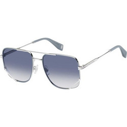 Marc Jacobs MARC1048/S KUF/08 Γυναικεία Γυαλιά Ηλίου Τετράγωνα Μεταλλικά Ασημί με Μπλε Degradee Φακό