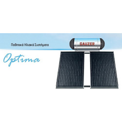Gauzer Optima Classic Ηλιακός Θερμοσίφωνας 100lt 1.5m² Glass Διπλής Ενέργειας