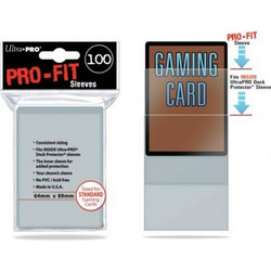 Ultra Pro PRO-Fit Standard Deck Inner Sleeves 64x89mm (100 Θήκες)