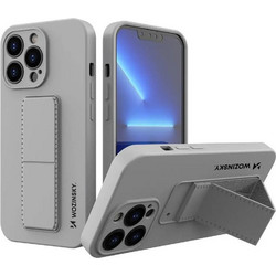 Wozinsky Kickstand Flexible Back Cover Grey (iPhone 13 mini)