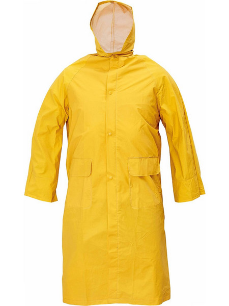 Αδιάβροχη καμπαρντίνα PVC-POLYESTER - FLUOR YELLOW