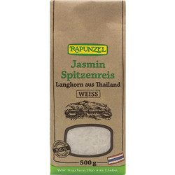 Ρύζι Βιολογικό Jasmin Λευκό Μακρύκοκκο Rapunzel Jasmin Bio Premium Rice Long Grain White 500g