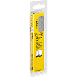 STANLEY 0-SWK-BN0625 Καρφιά 15mm Καρφωτικού Τύπου 8/300/E/J (1000 τμχ)