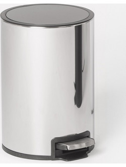 Κάδος Απορριμμάτων Soft Close 5lt 300x240mm Χρωμέ Torrent Manillons Group Imex VALI005